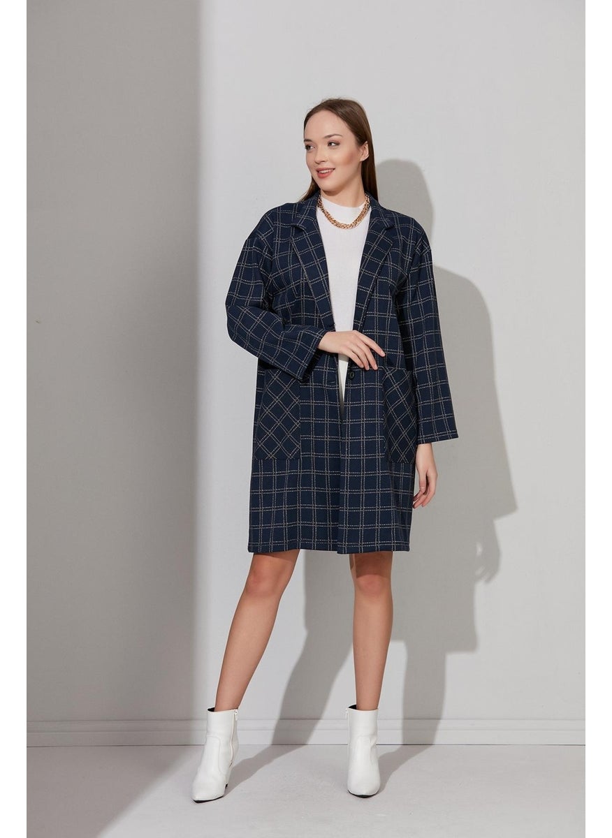 Buttoned Unlined Oversize Coat (B22-158209)