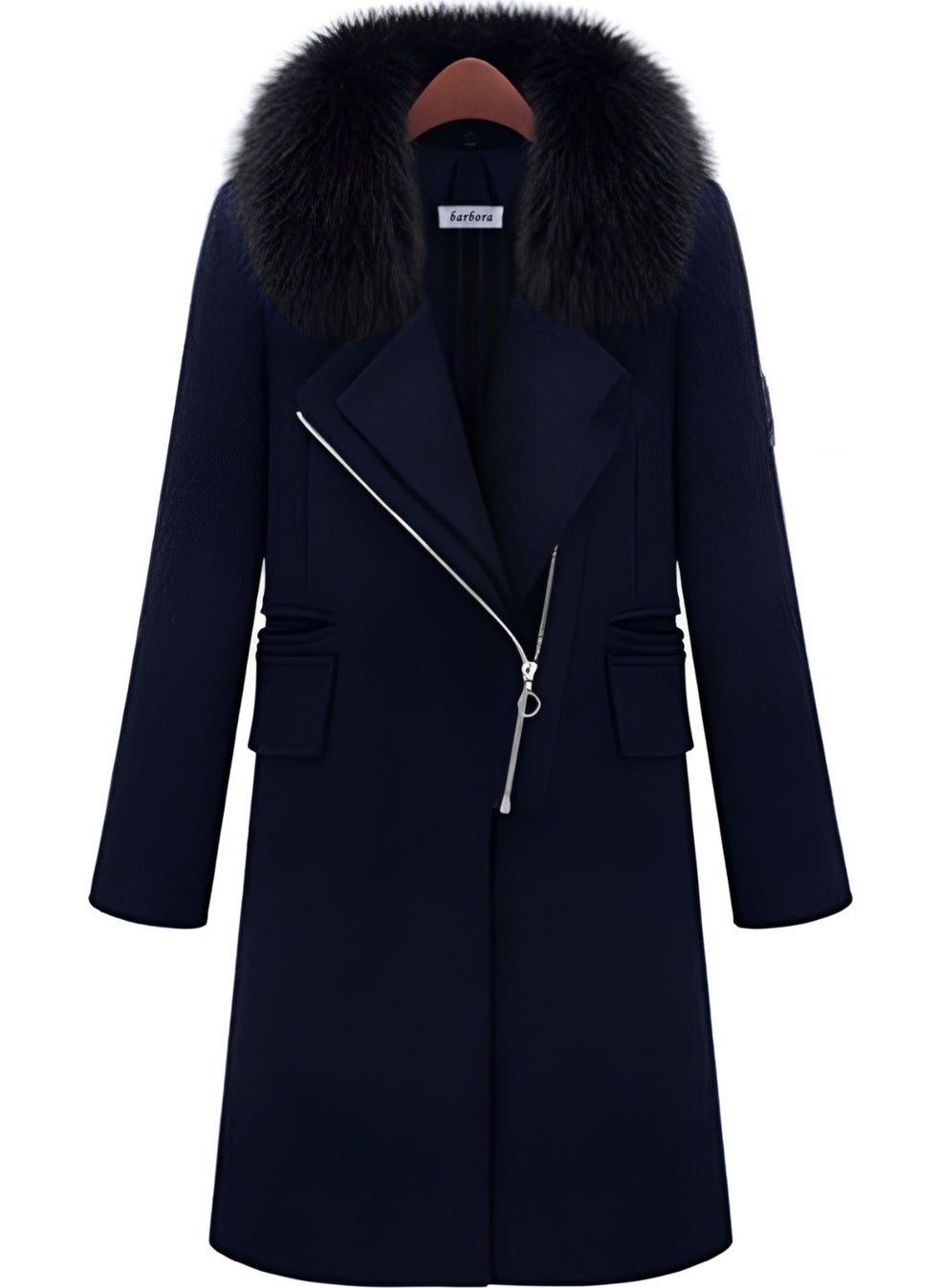 Winter Fur Cashmere Women's Coat