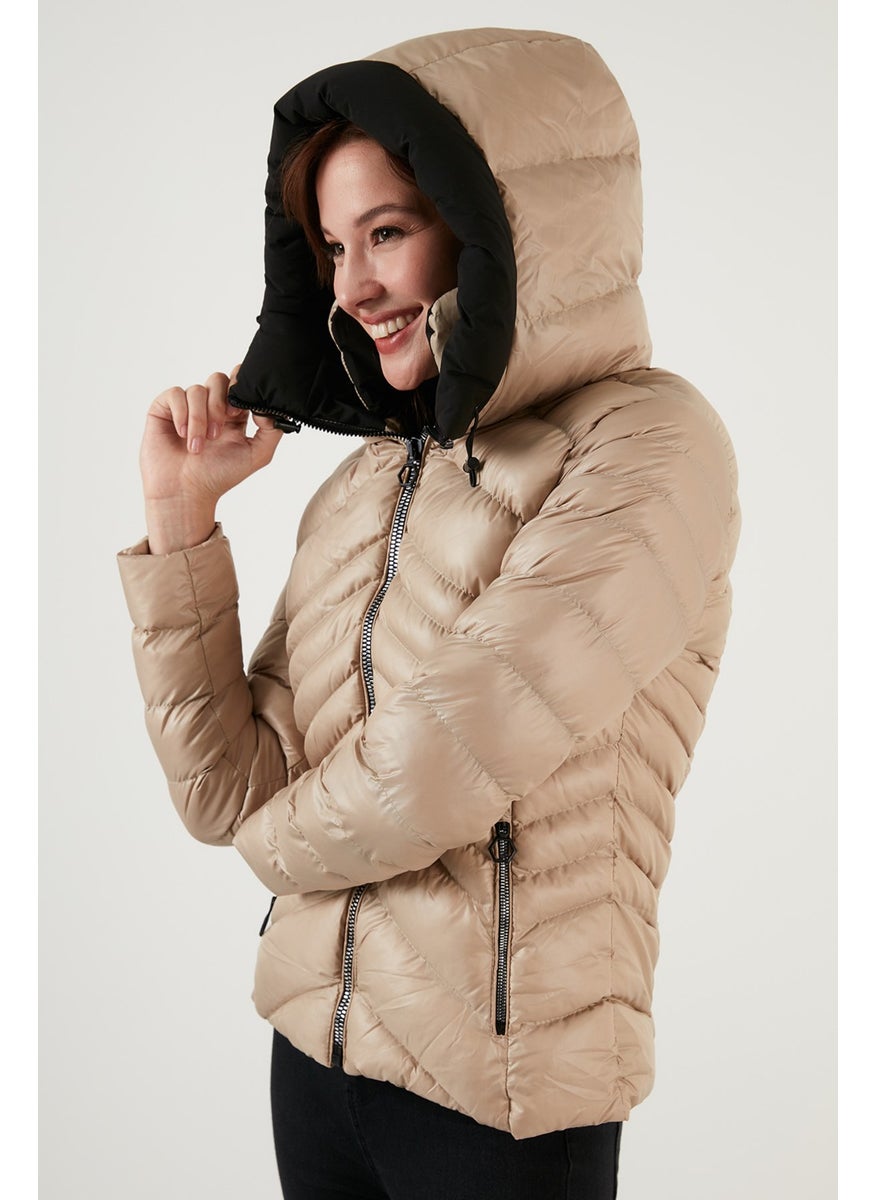 Hooded Pocket Slim Cut Puffer Coat Women's Coat 6274120