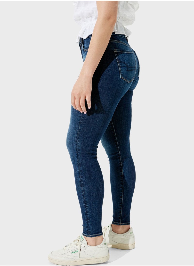 High Waist Skinny Jeggings