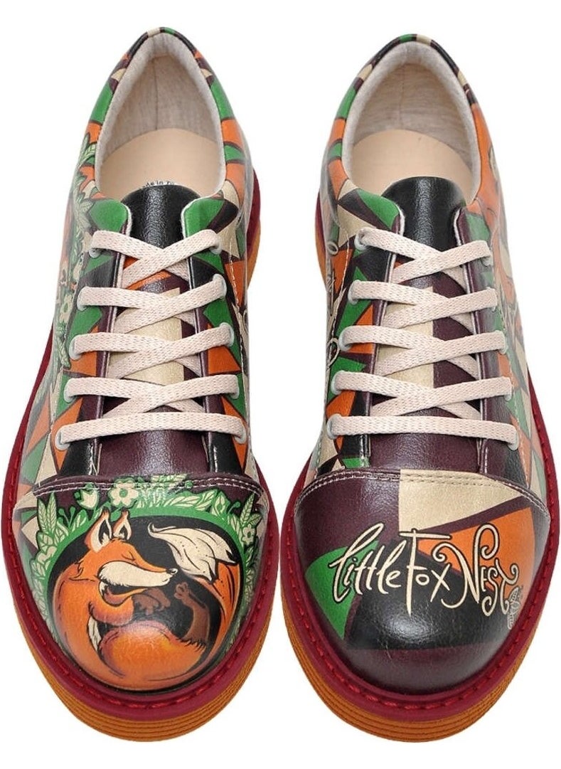 Little Fox Nest / Design Printed Vegan / Broke-s Women's Shoes