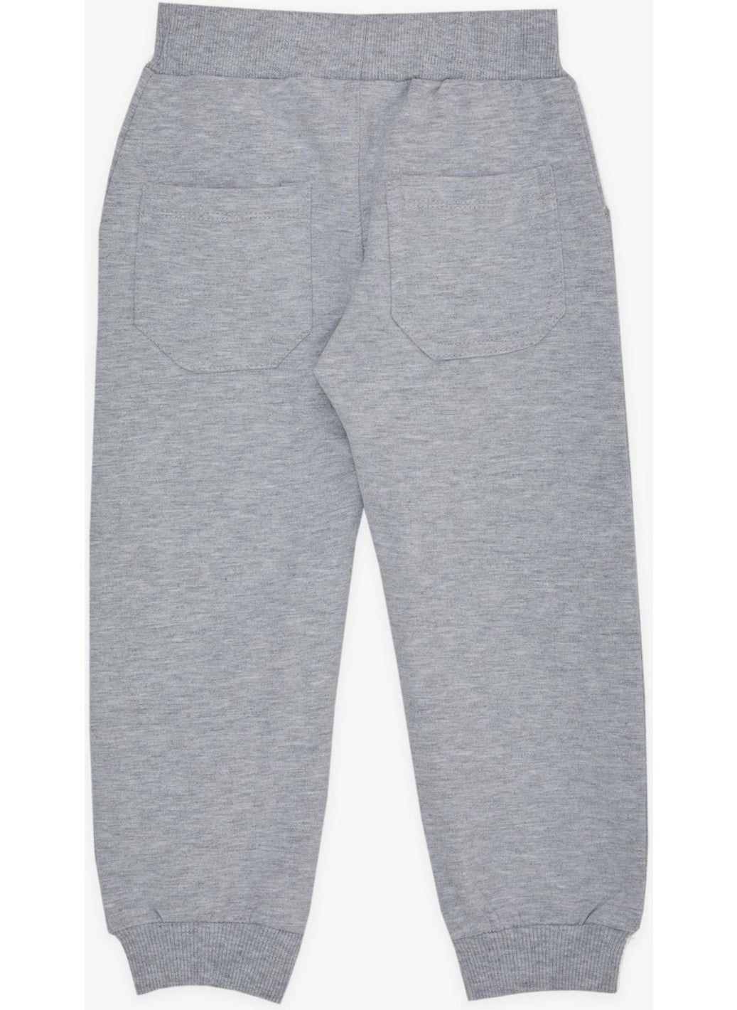 Breeze Girls & Boys Boy's Sweatpants with Pocket, Age 3-8, Light Gray Melange