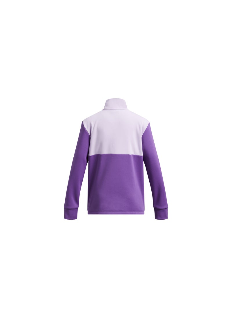 Girls' Armour Fleece Half Zip Jacket