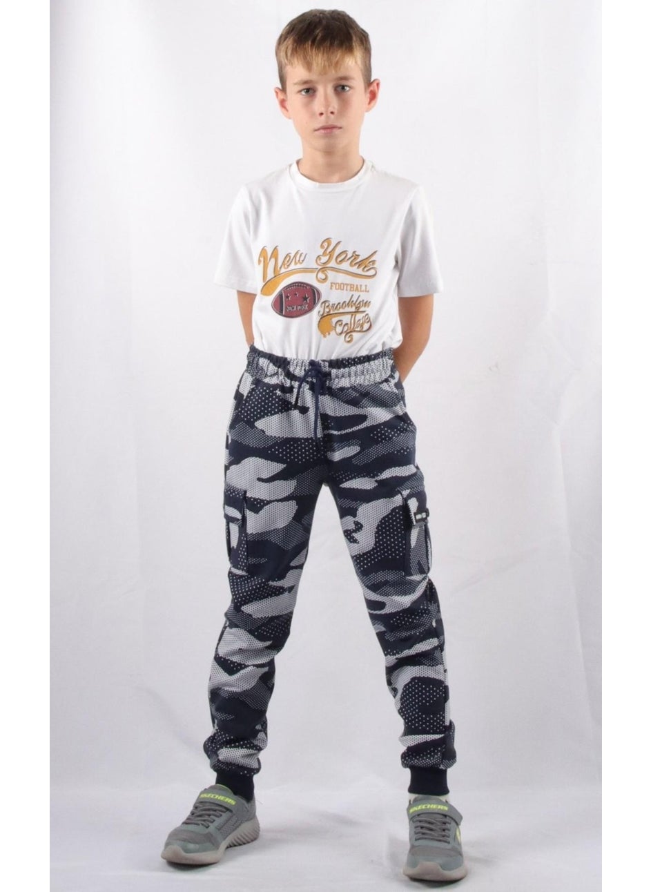 Alexandergardi Cargo Pocket Camouflage Jogger Trousers (C21-72100)