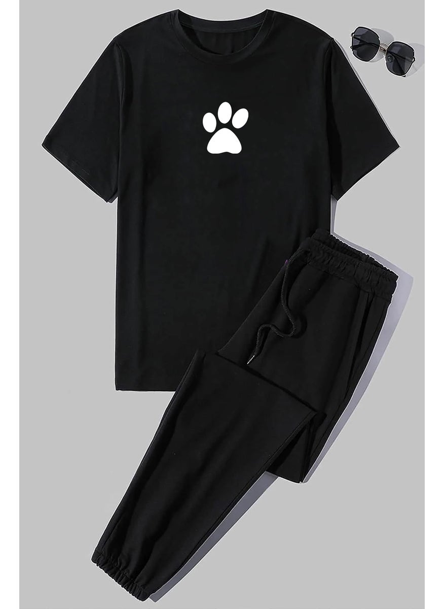 Unisex Paw 2-Piece Tracksuit Set S.m. Black