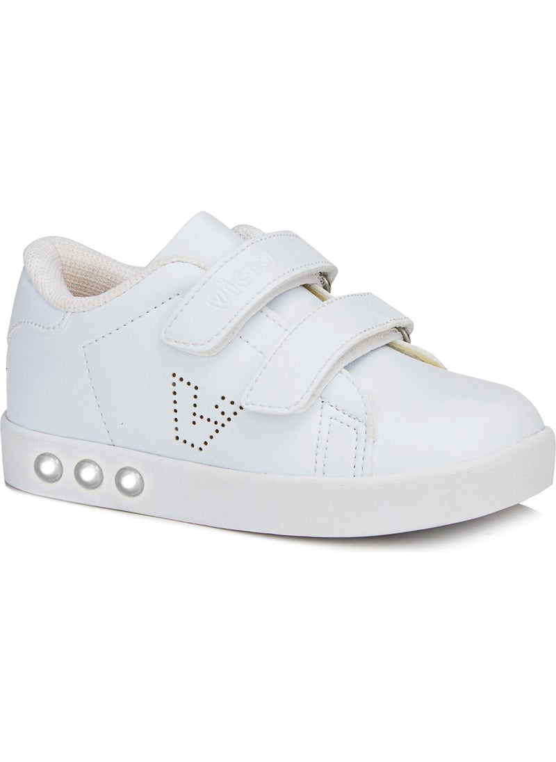 Oyo Lighted Unisex Baby White Sneaker