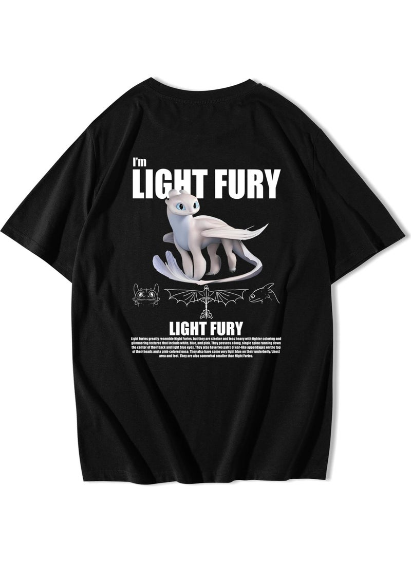 Oversize Light Fury How to Train Your Dragon T-Shirt