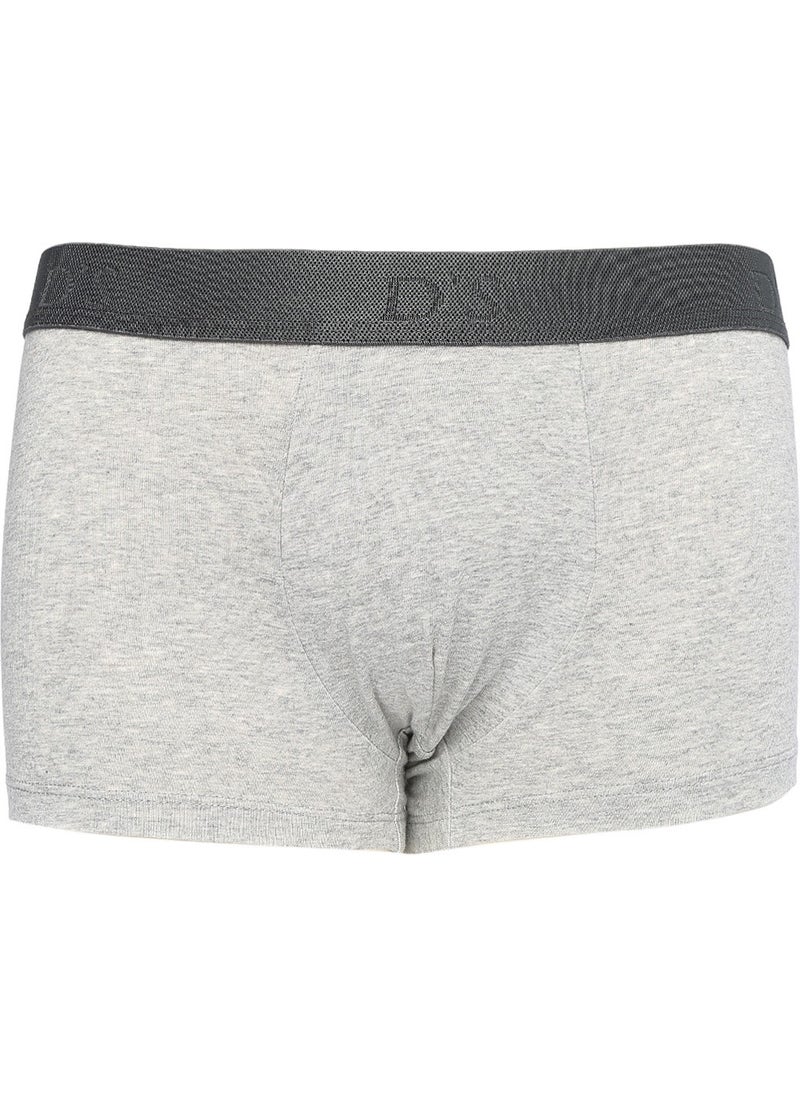 D'S Groom Regular Fit Plain Gray Men's 3-Pack Boxer