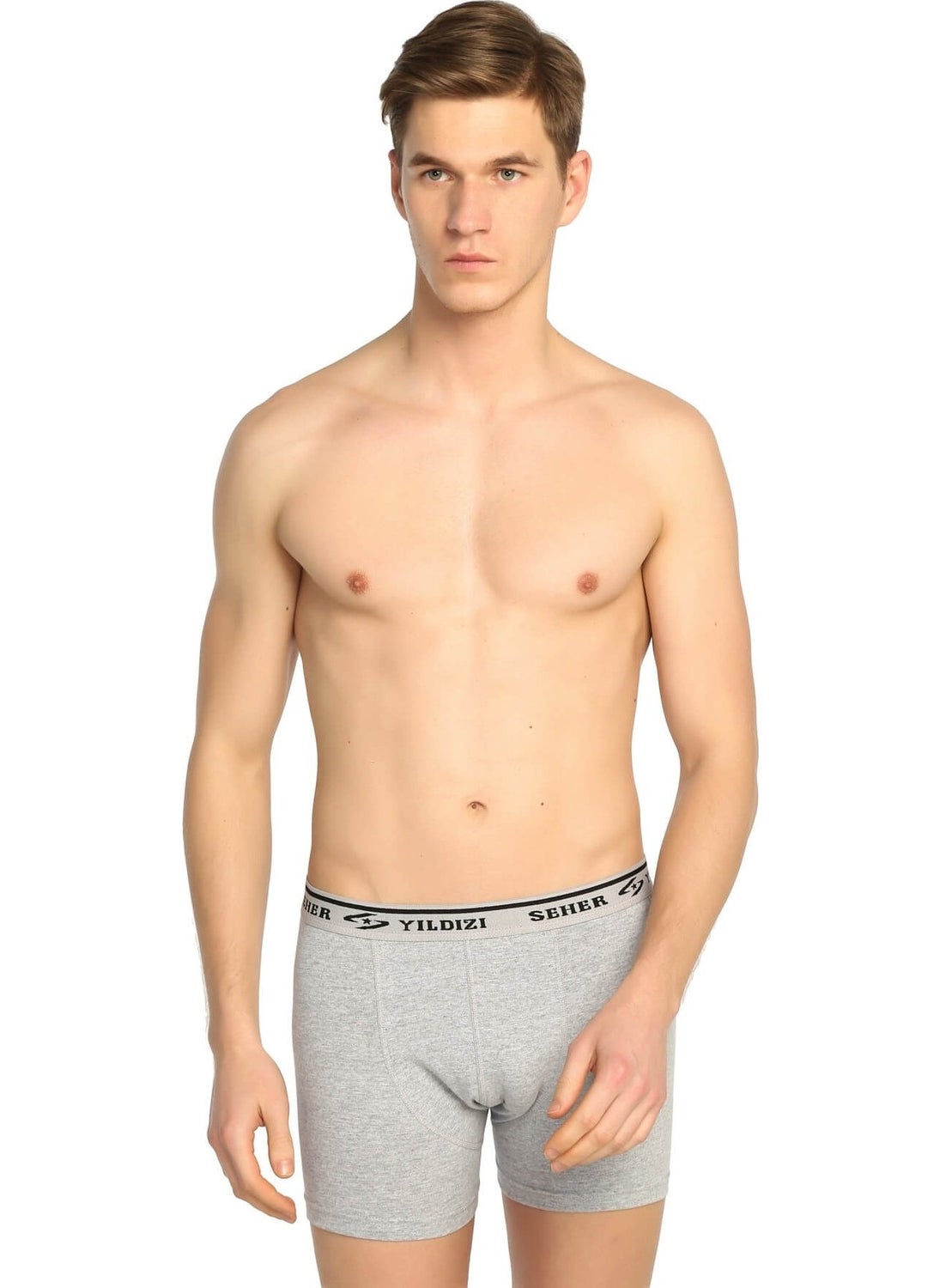 Dawn Star 3-Pack Combed Cotton Solid Color Lycra Men's Boxer