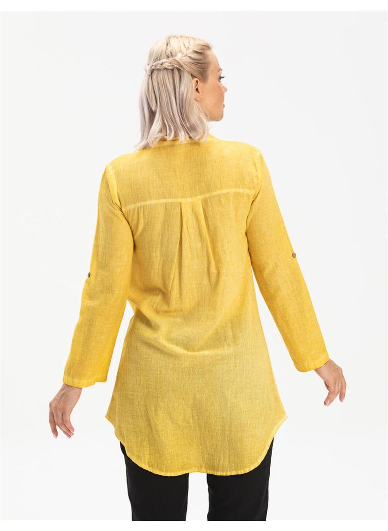 Acacia Sile Cloth Tunic Yellow Yellow