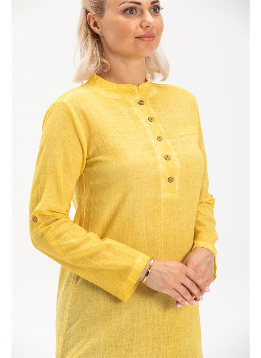 Acacia Sile Cloth Tunic Yellow Yellow