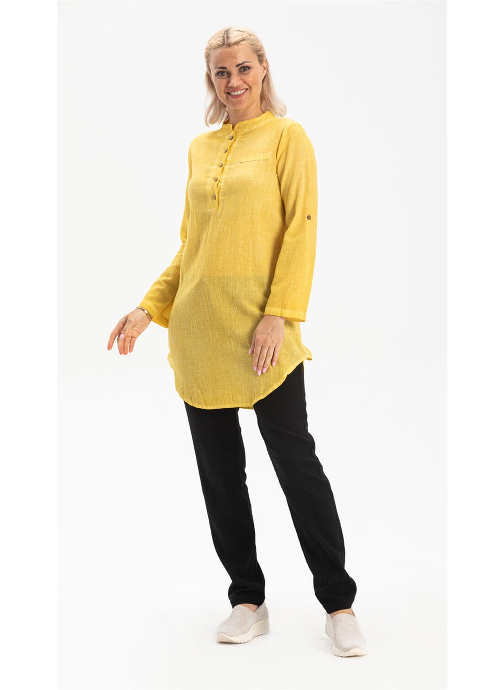 Acacia Sile Cloth Tunic Yellow Yellow