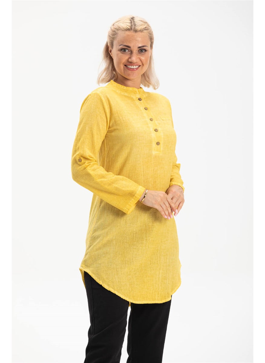 Acacia Sile Cloth Tunic Yellow Yellow