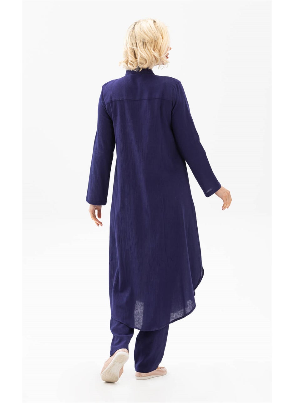 Edanur Şile Cloth Tunic Purple Purple