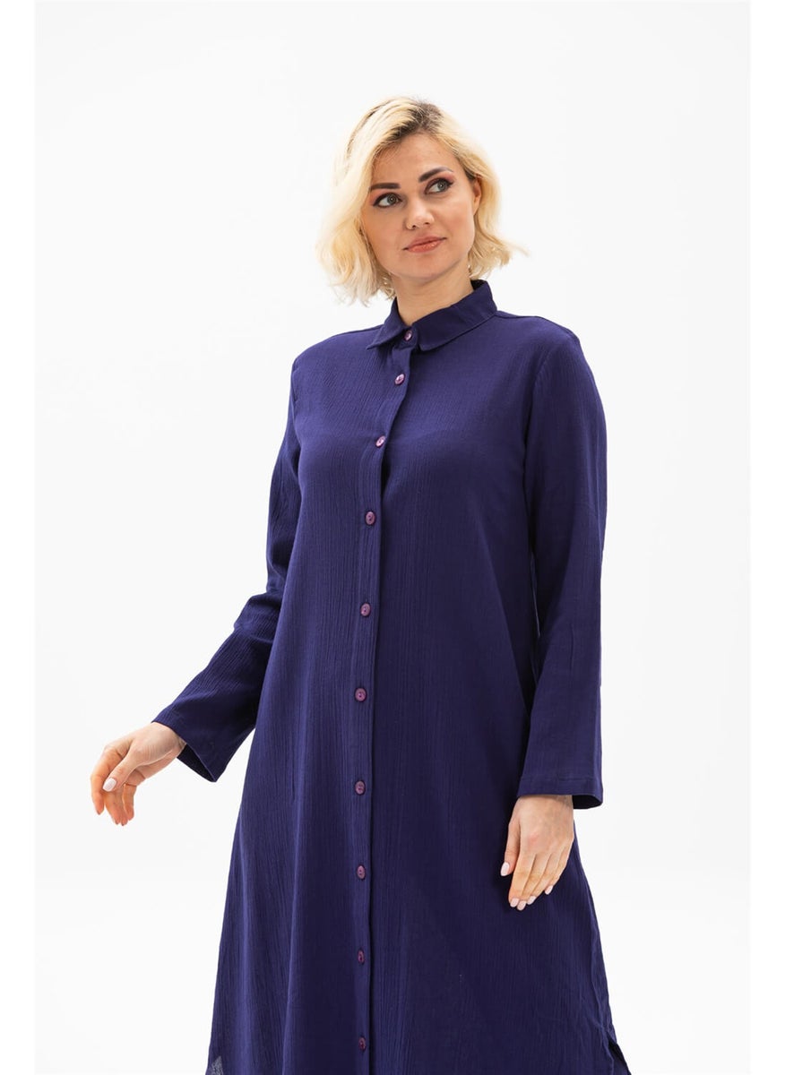 Edanur Şile Cloth Tunic Purple Purple