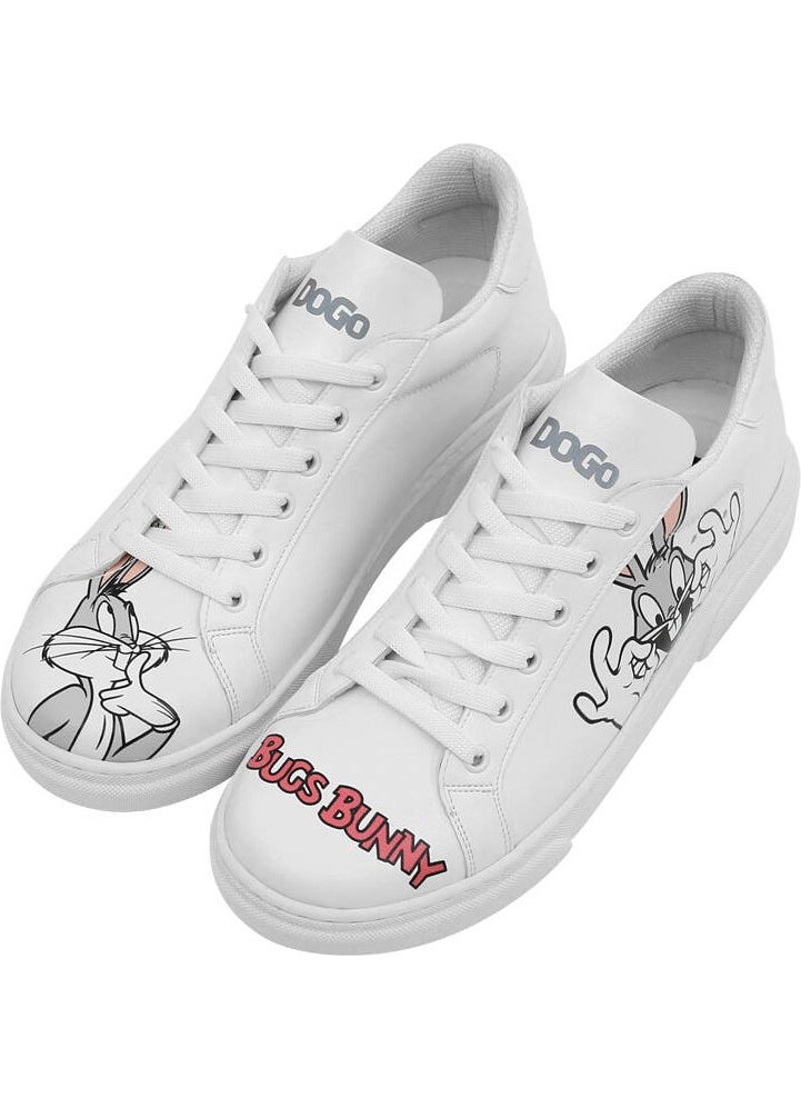 Whats Up Doc? Bugs Bunny Design Printed Vegan Shoes