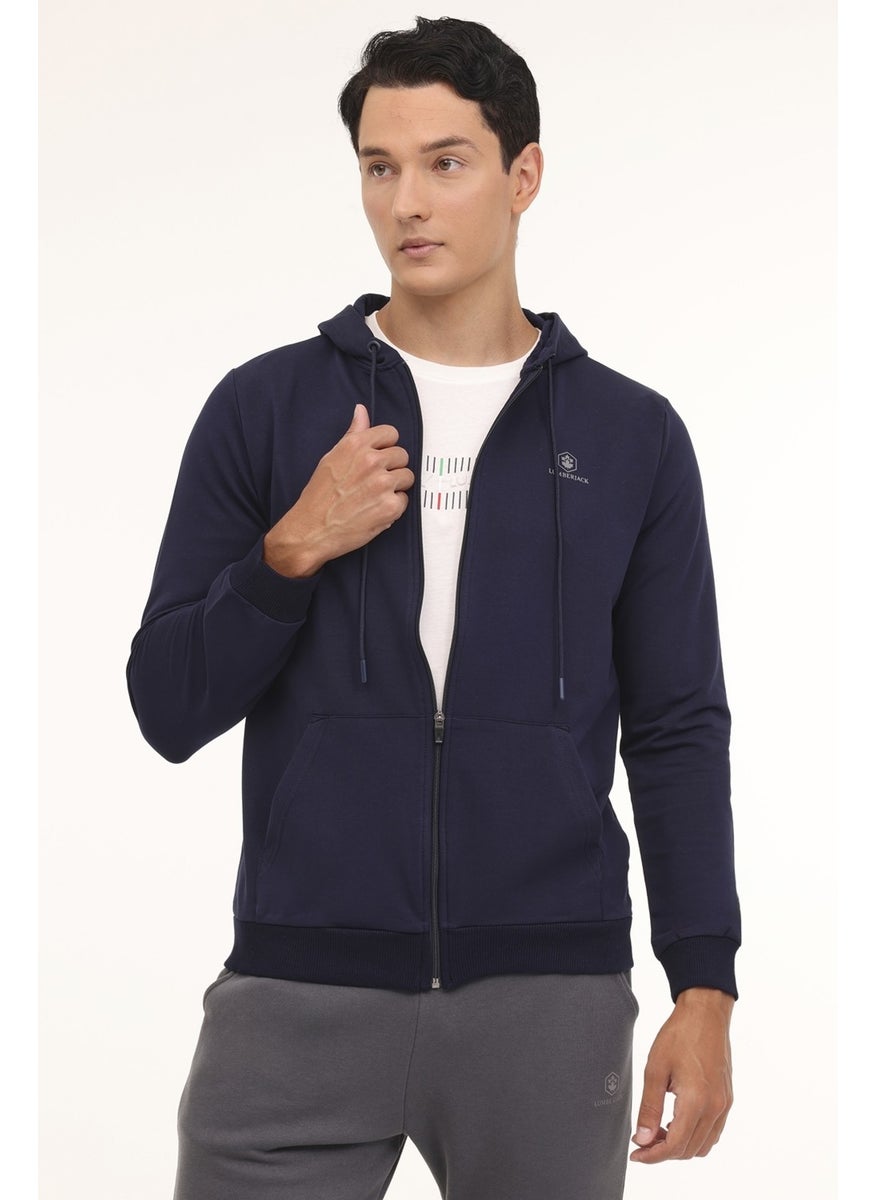 MB SN72 Fz Hod 4pr Navy Blue Men's Tracksuit Top