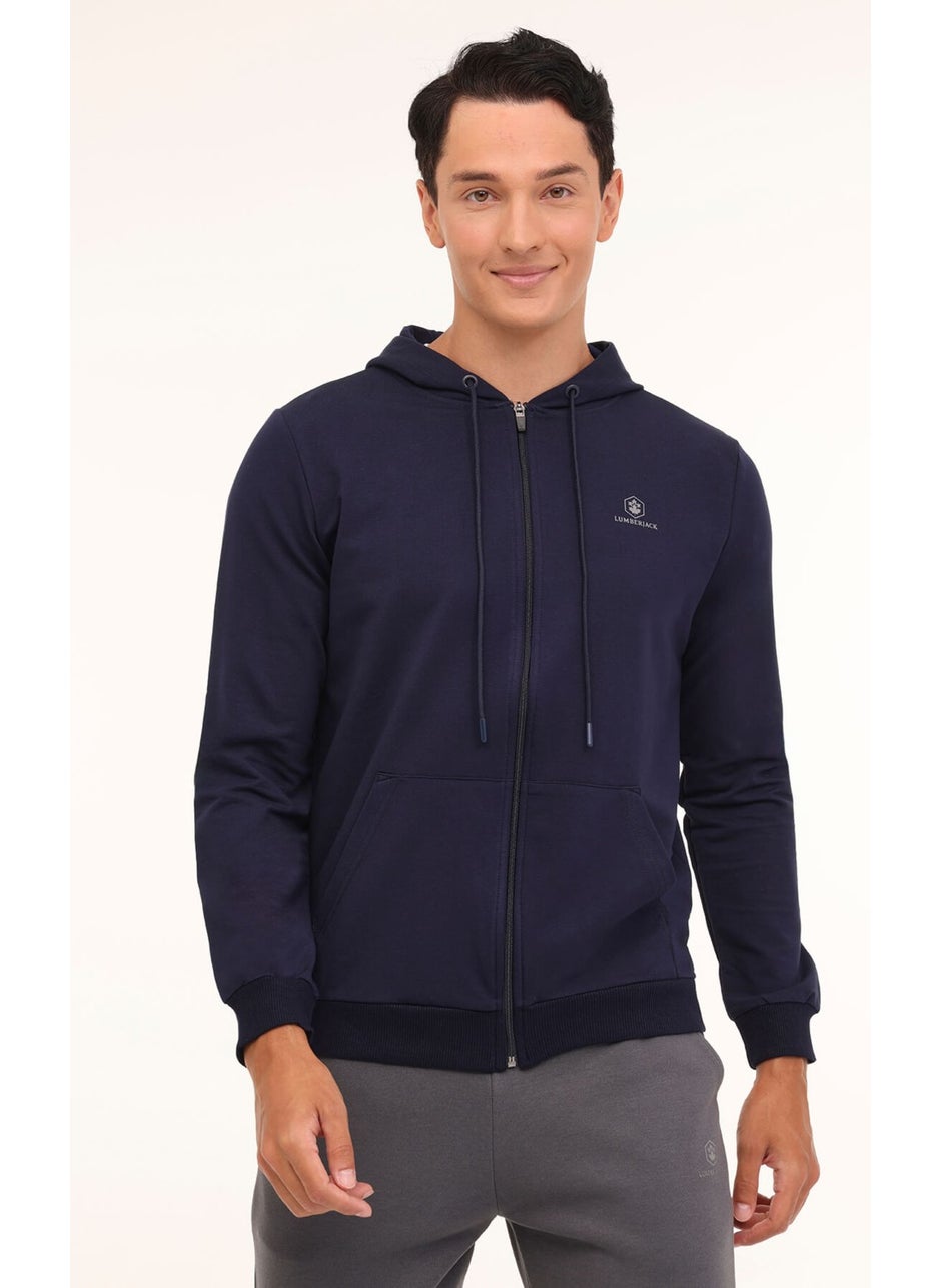 MB SN72 Fz Hod 4pr Navy Blue Men's Tracksuit Top