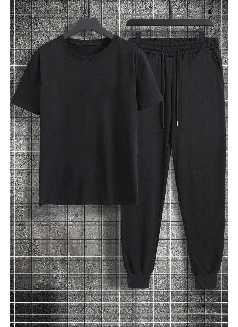 Unisex Sometimes X Printed 2-Piece Tracksuit Set S.m. Black