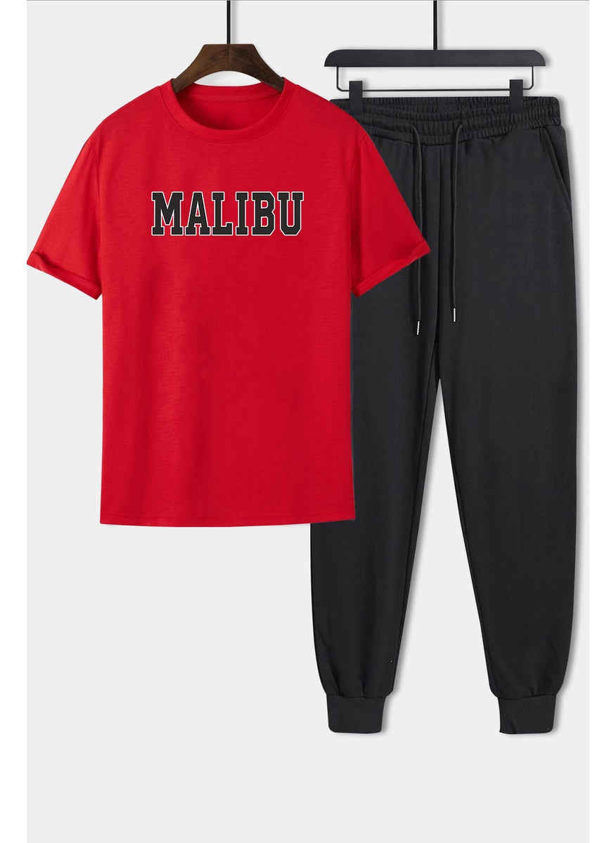 Unisex Malibu 2-Piece Tracksuit Set S.m. Red