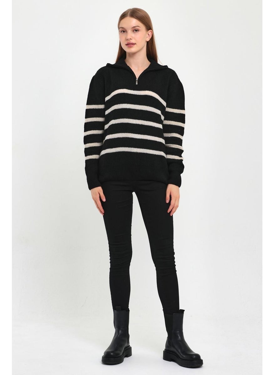 Alexandergardı Zippered Turtleneck Knitwear Sweater (B23-5802)