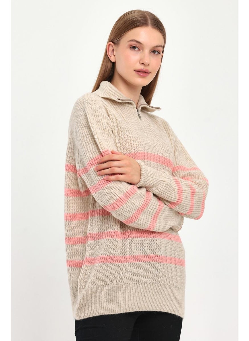 Alexandergardı Zippered Turtleneck Knitwear Sweater (B23-5802)