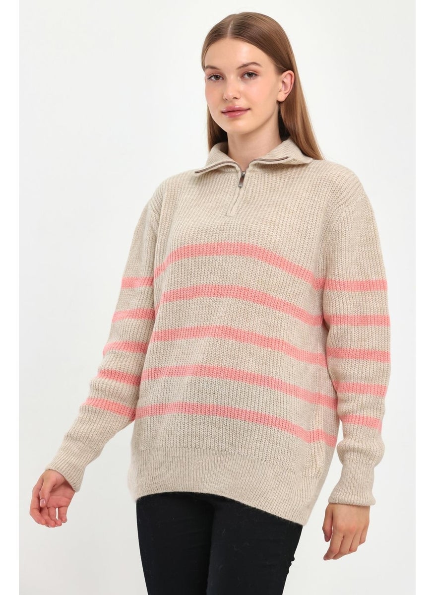 Alexandergardı Zippered Turtleneck Knitwear Sweater (B23-5802)