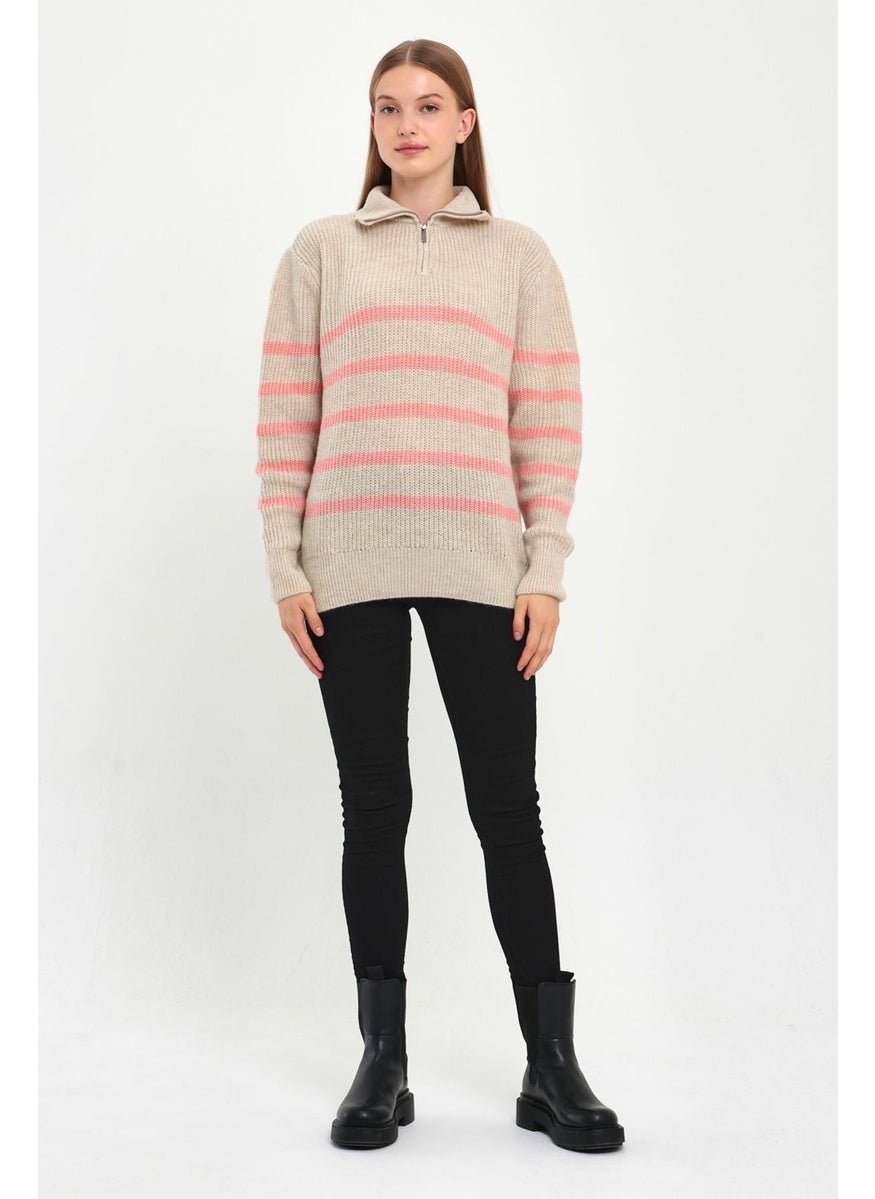 Alexandergardı Zippered Turtleneck Knitwear Sweater (B23-5802)