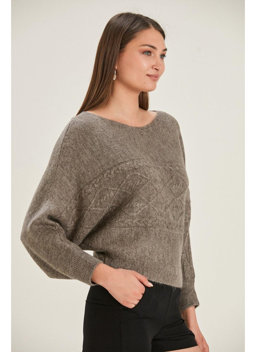 Alexandergardı Bat Sleeve Sweater (B22-5750)