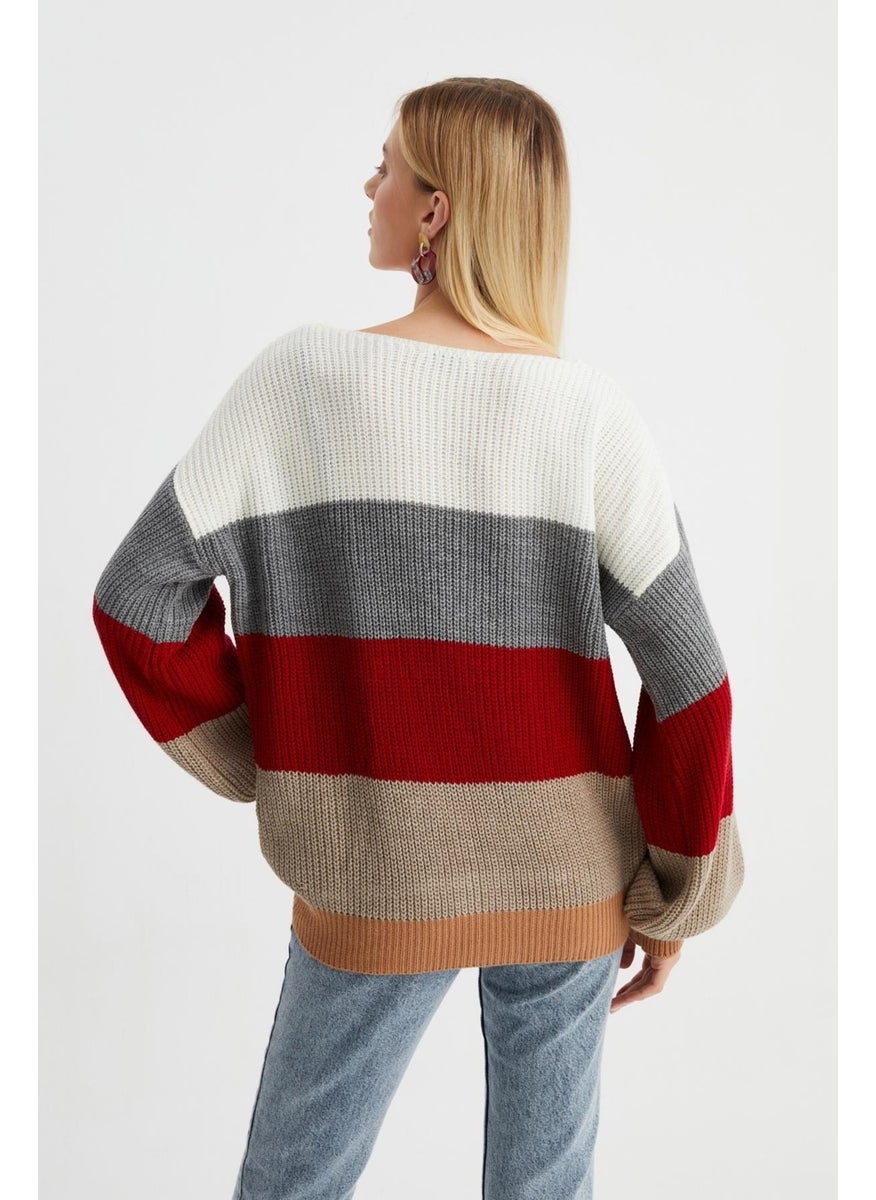 Alexandergardı V Neck Knitwear Sweater (B22-5754)