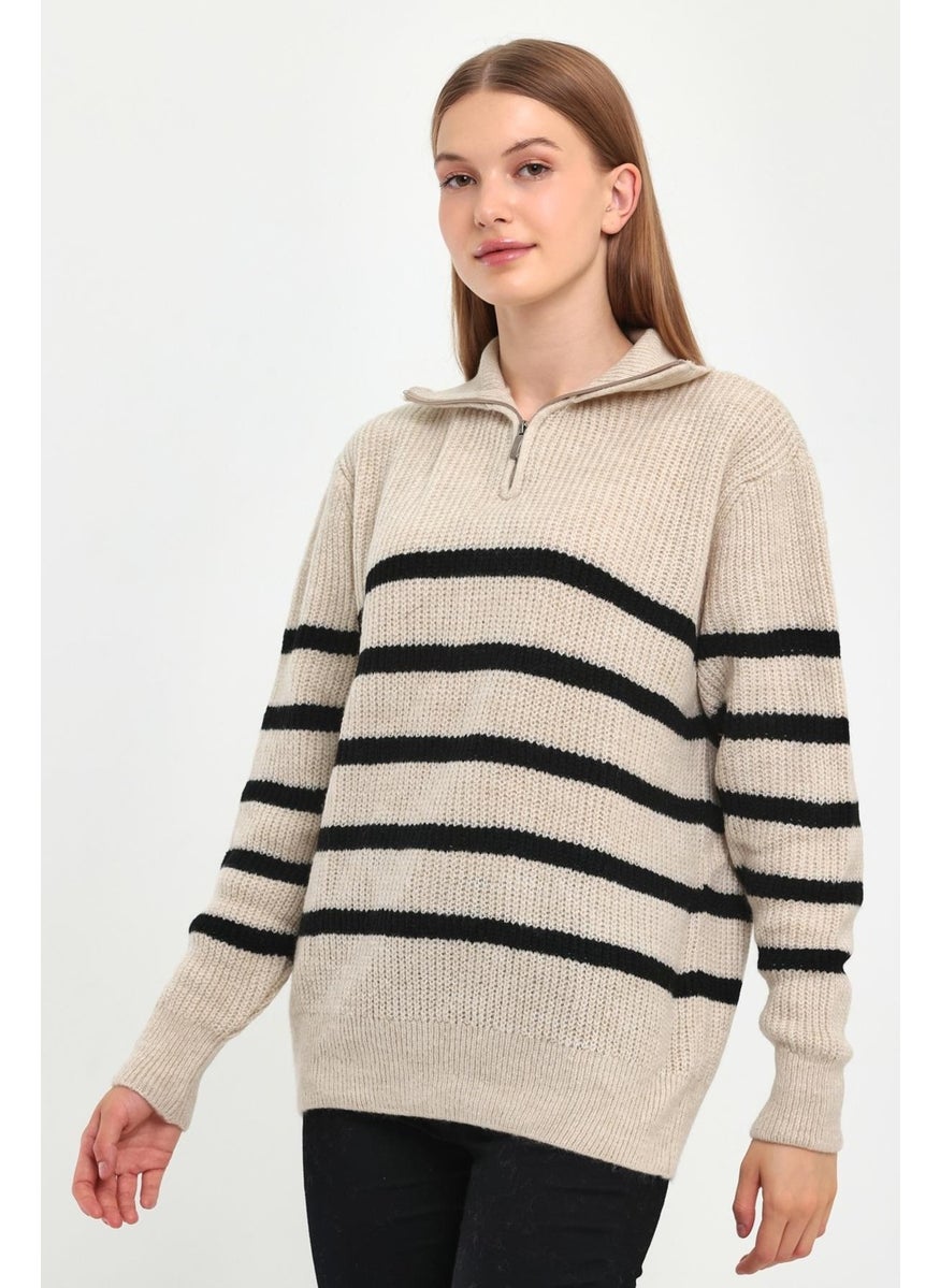 Alexandergardı Zippered Turtleneck Knitwear Sweater (B23-5802)