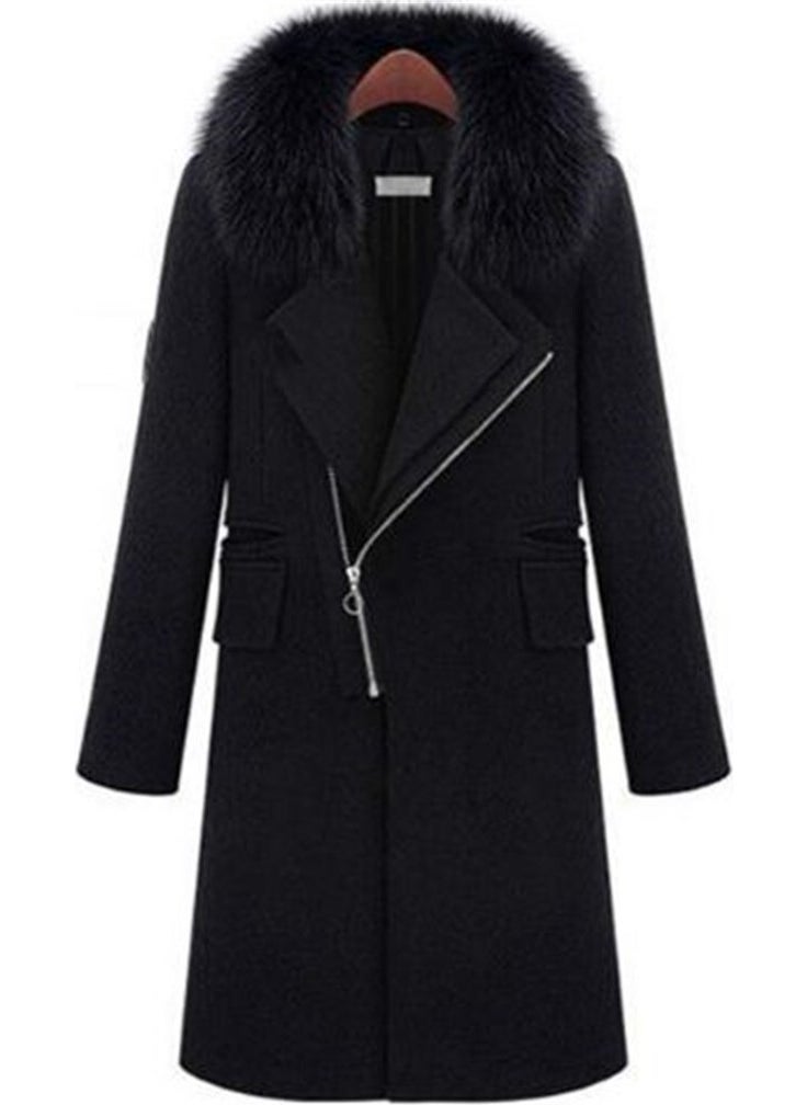 Winter Fur Cashmere Women's Coat