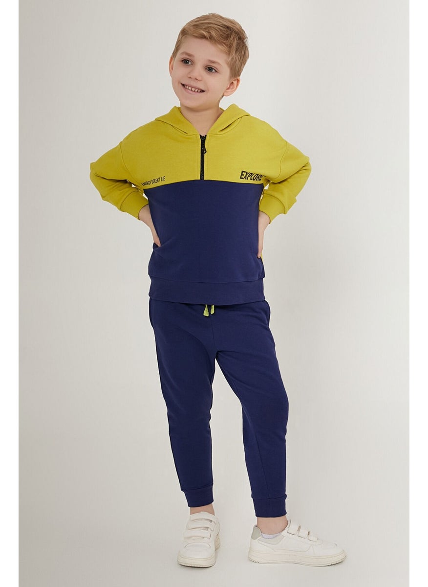 Energy Orange Boy's Tracksuit Set