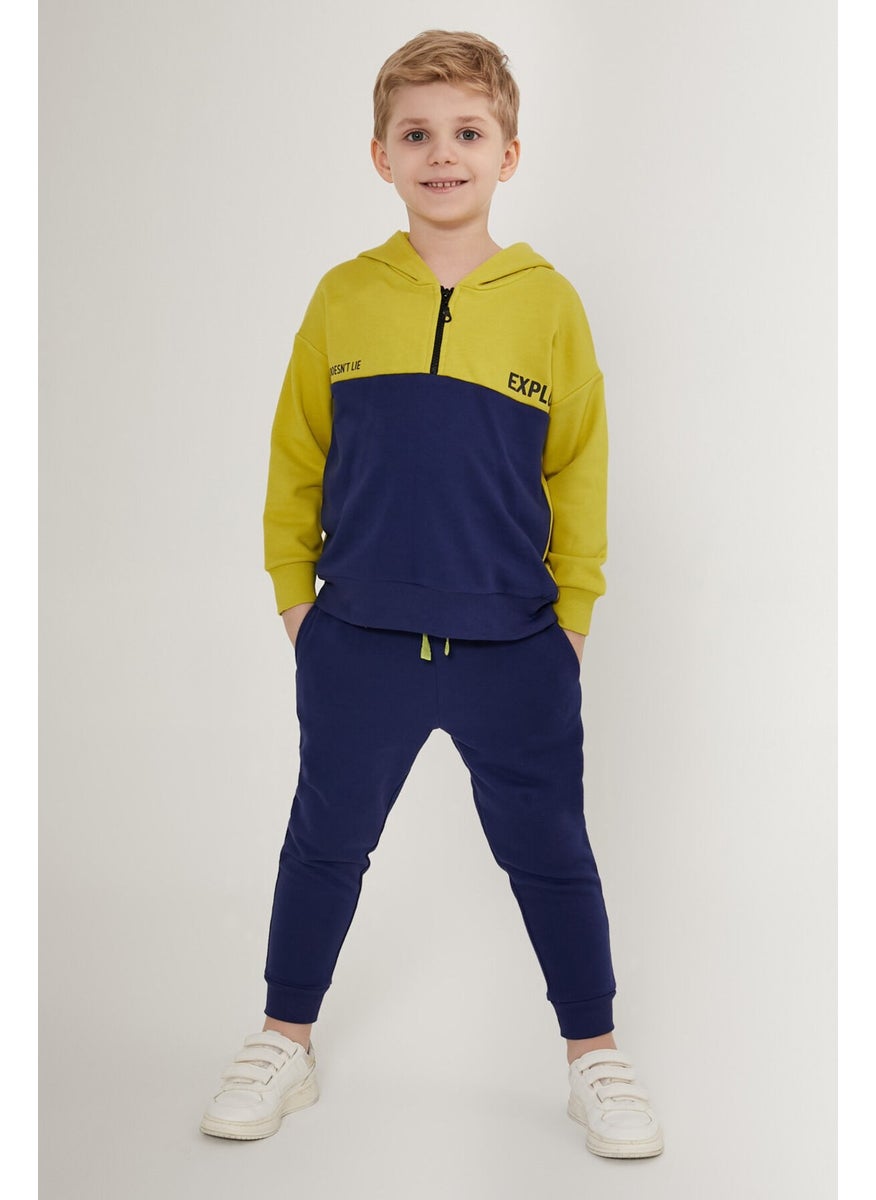 Energy Orange Boy's Tracksuit Set