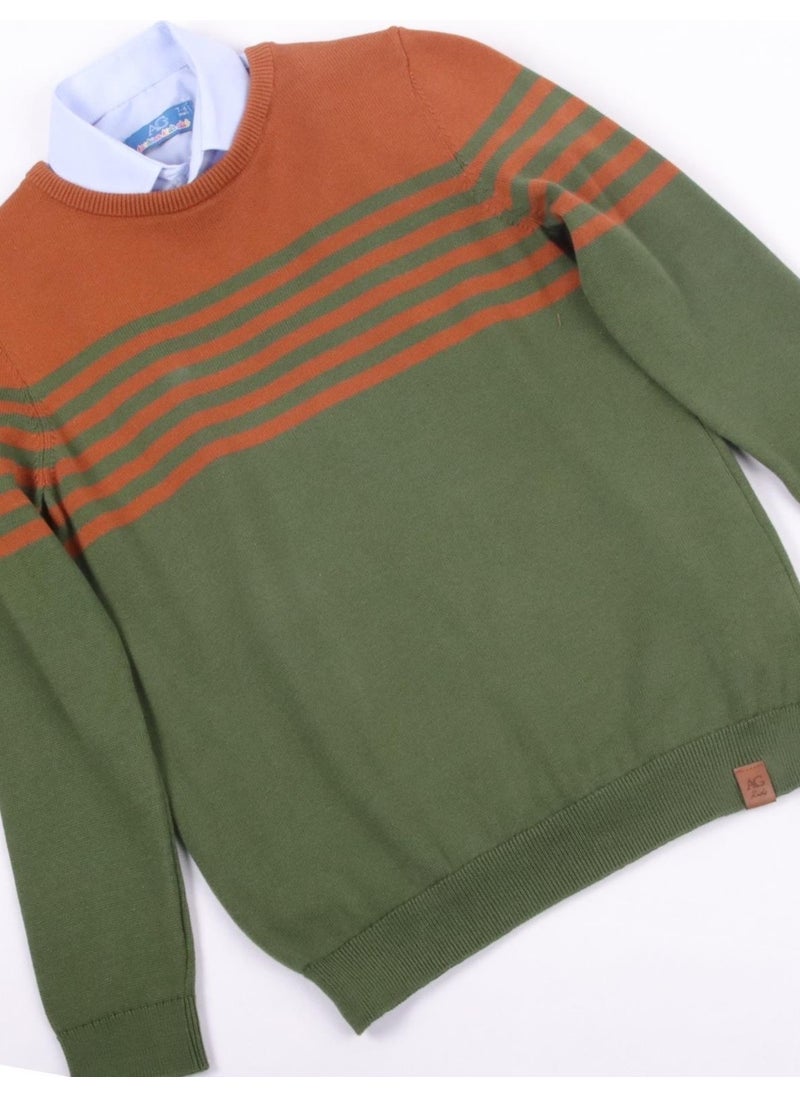 Alexandergardı Crew Neck Kids Knitwear Sweater (C23-7102)