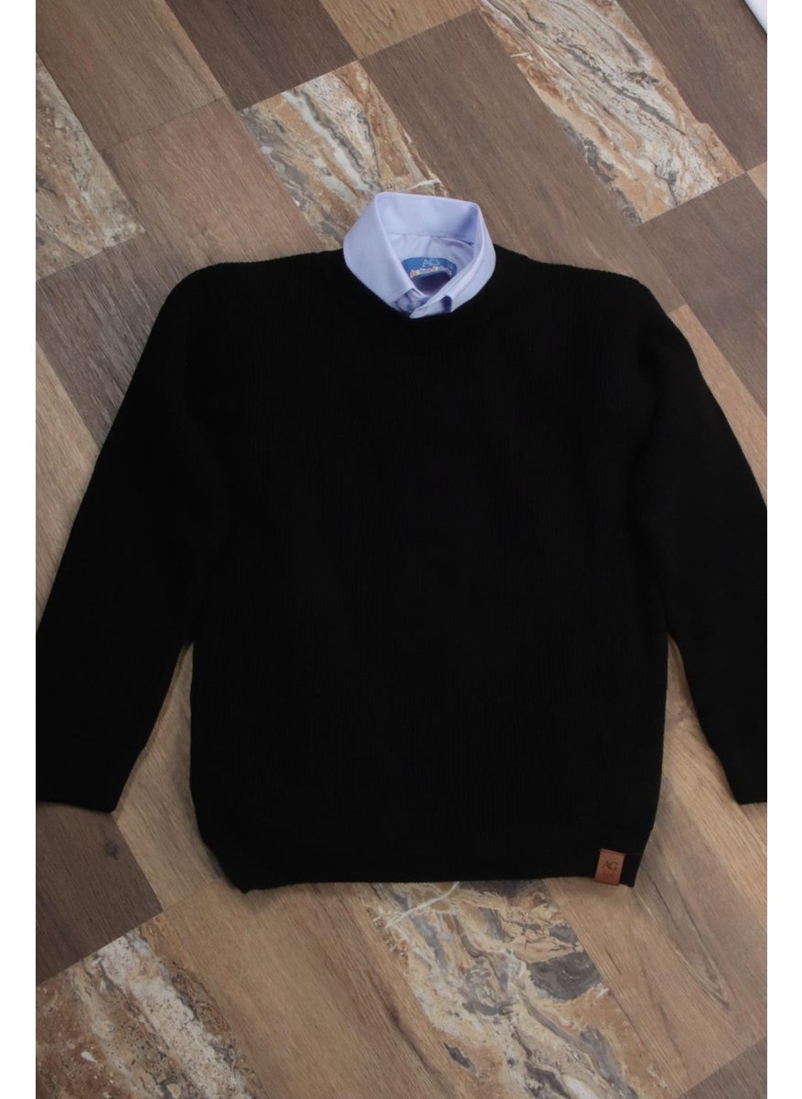 Crew Neck Knitwear Sweater (C23-7100)