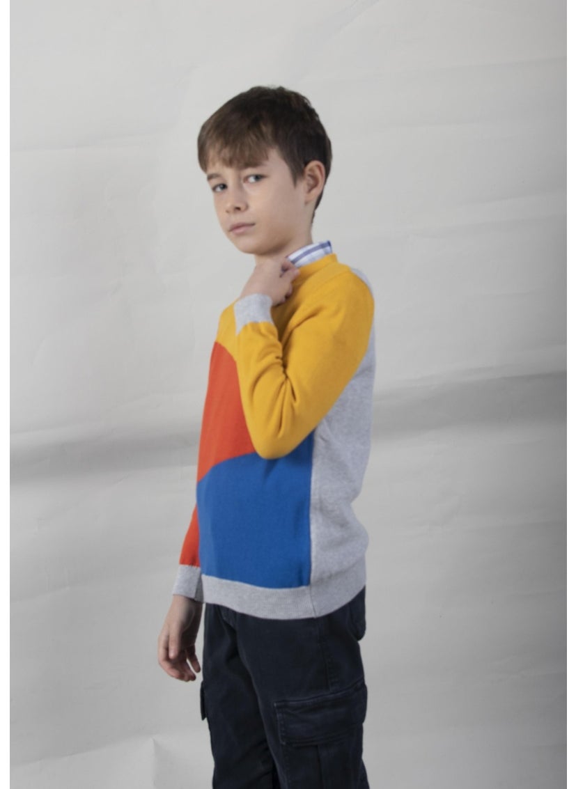 Patterned Child Knitwear SWEATER(C21-18677 01)