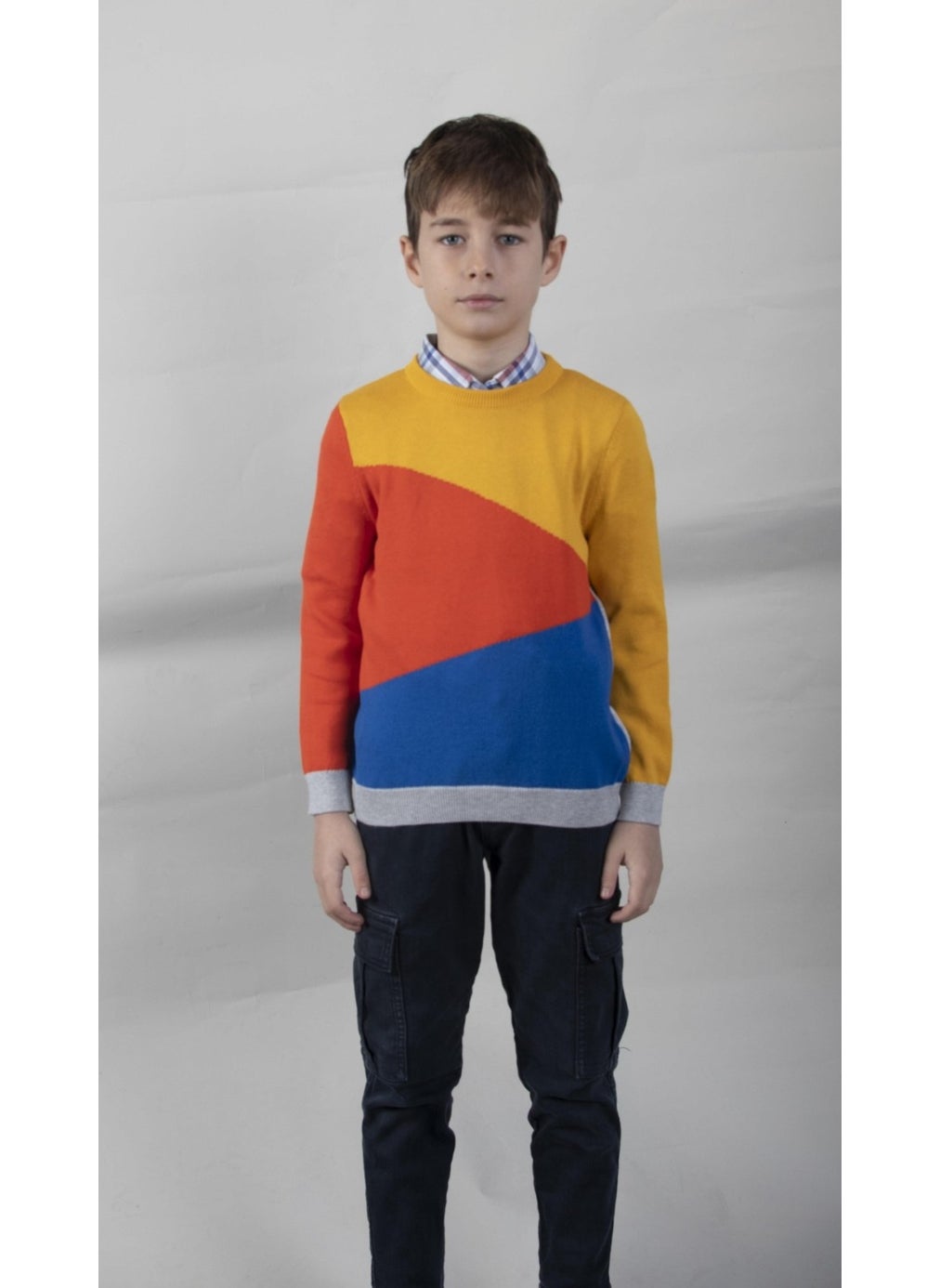 Patterned Child Knitwear SWEATER(C21-18677 01)