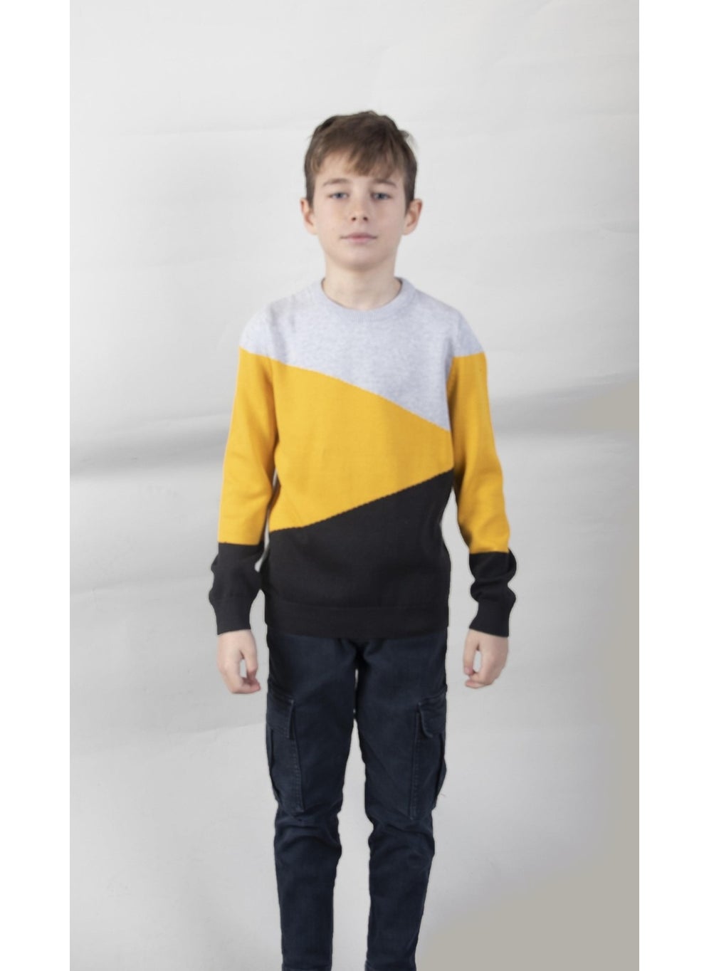 Patterned Children's Knitwear SWEATER(C22-18937 10)