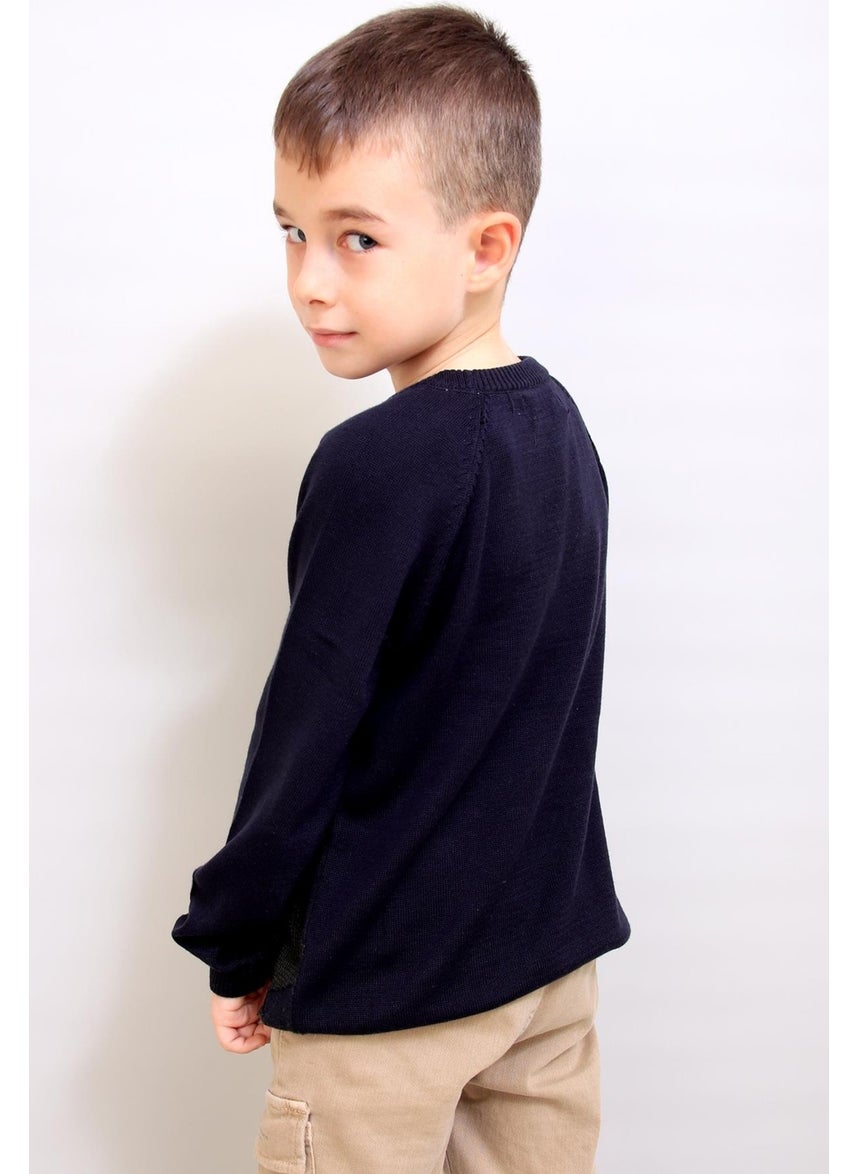 Kids Camouflage Patterned Sweater (C19-AG50470)