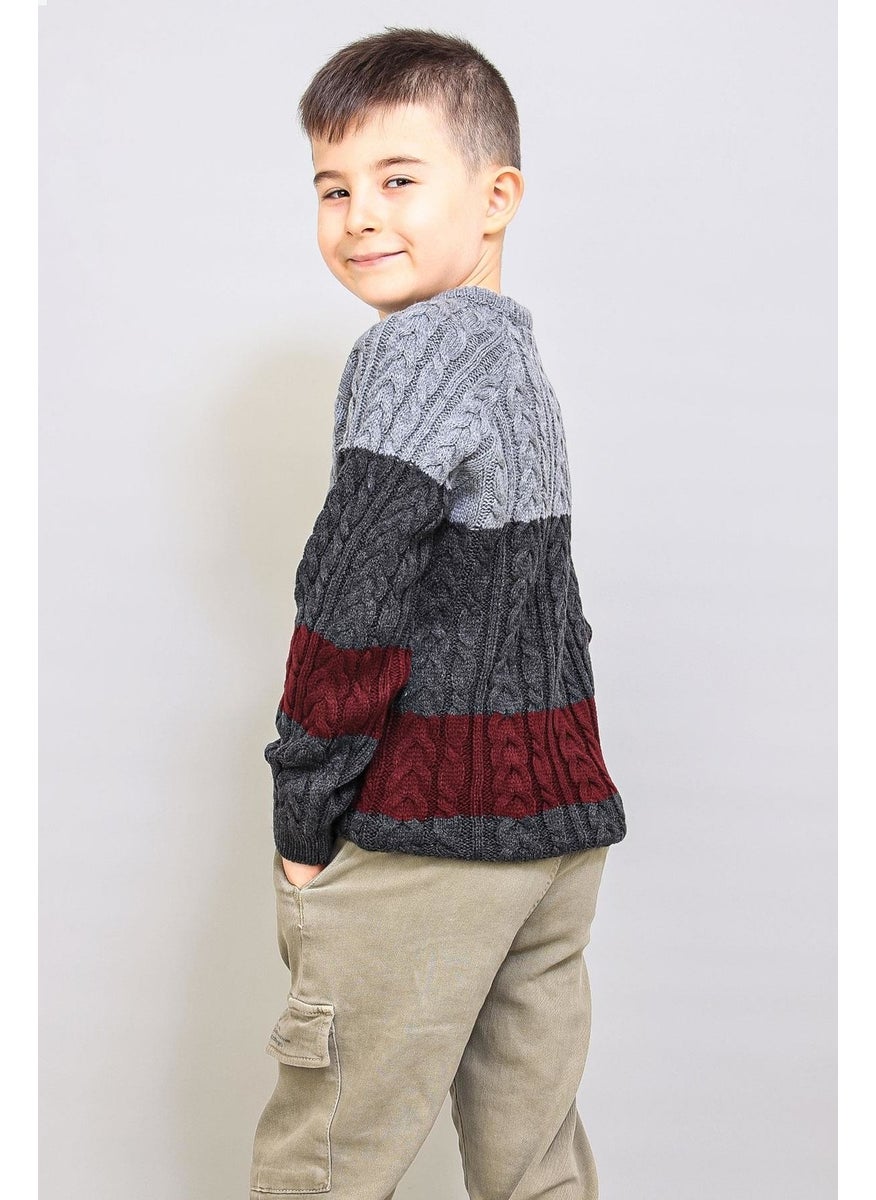 Boy's Knitted Sweater (C20-187517)