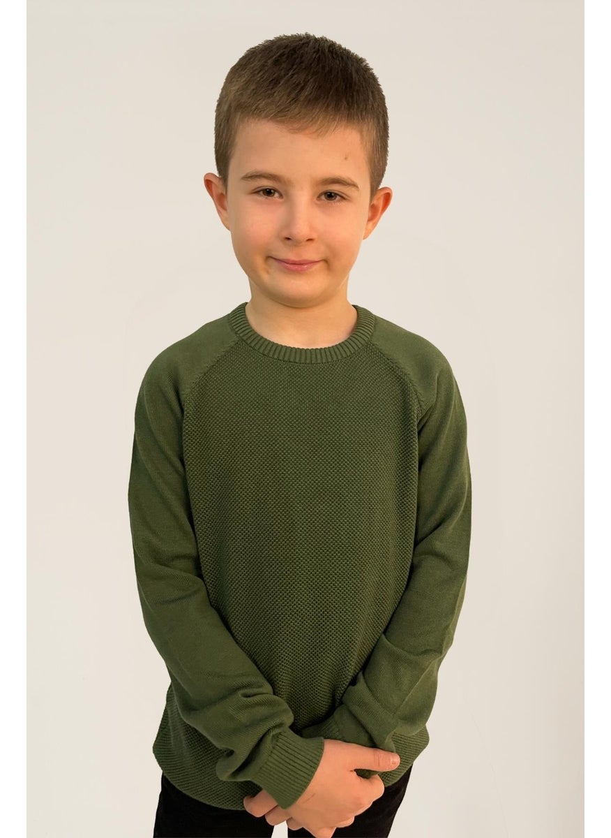 Alexandergardı Kids Cotton Knitwear Sweater (C21-18937)