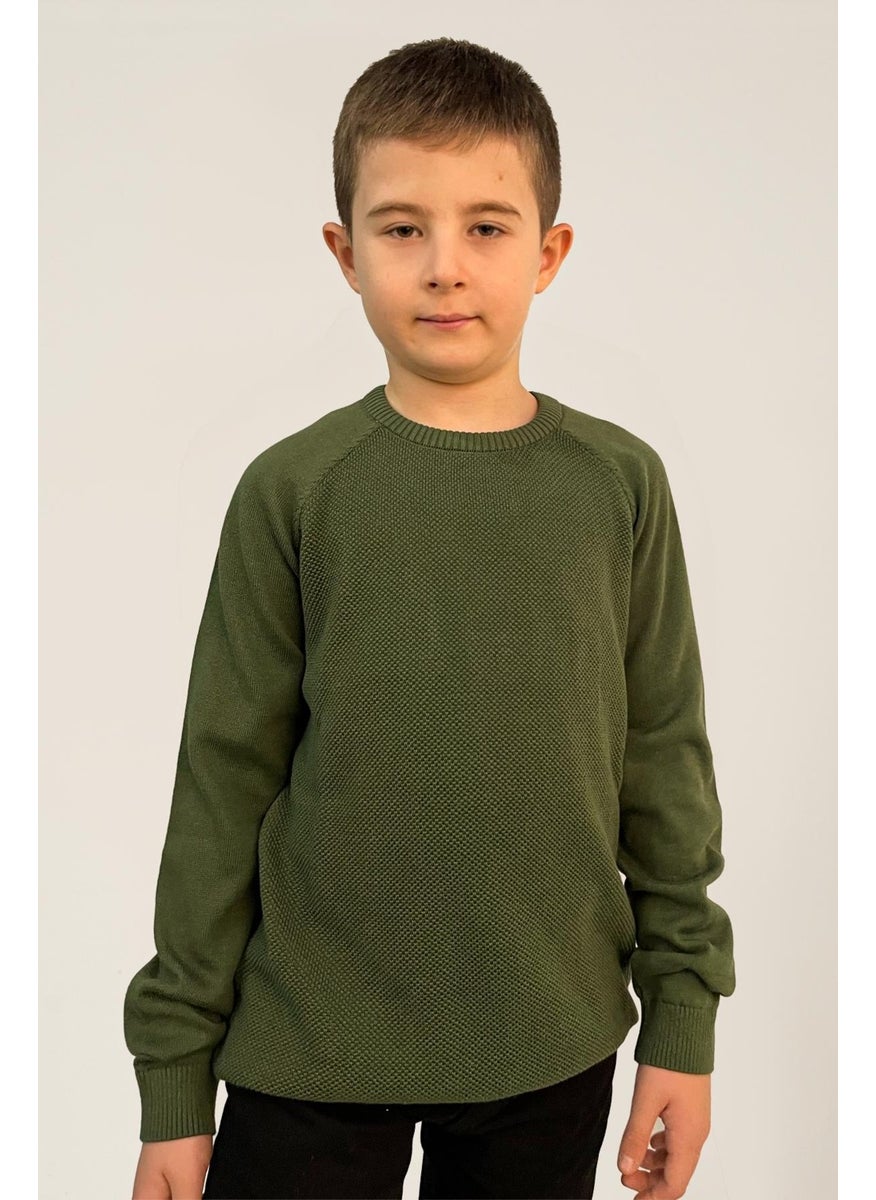 Alexandergardı Kids Cotton Knitwear Sweater (C21-18937)