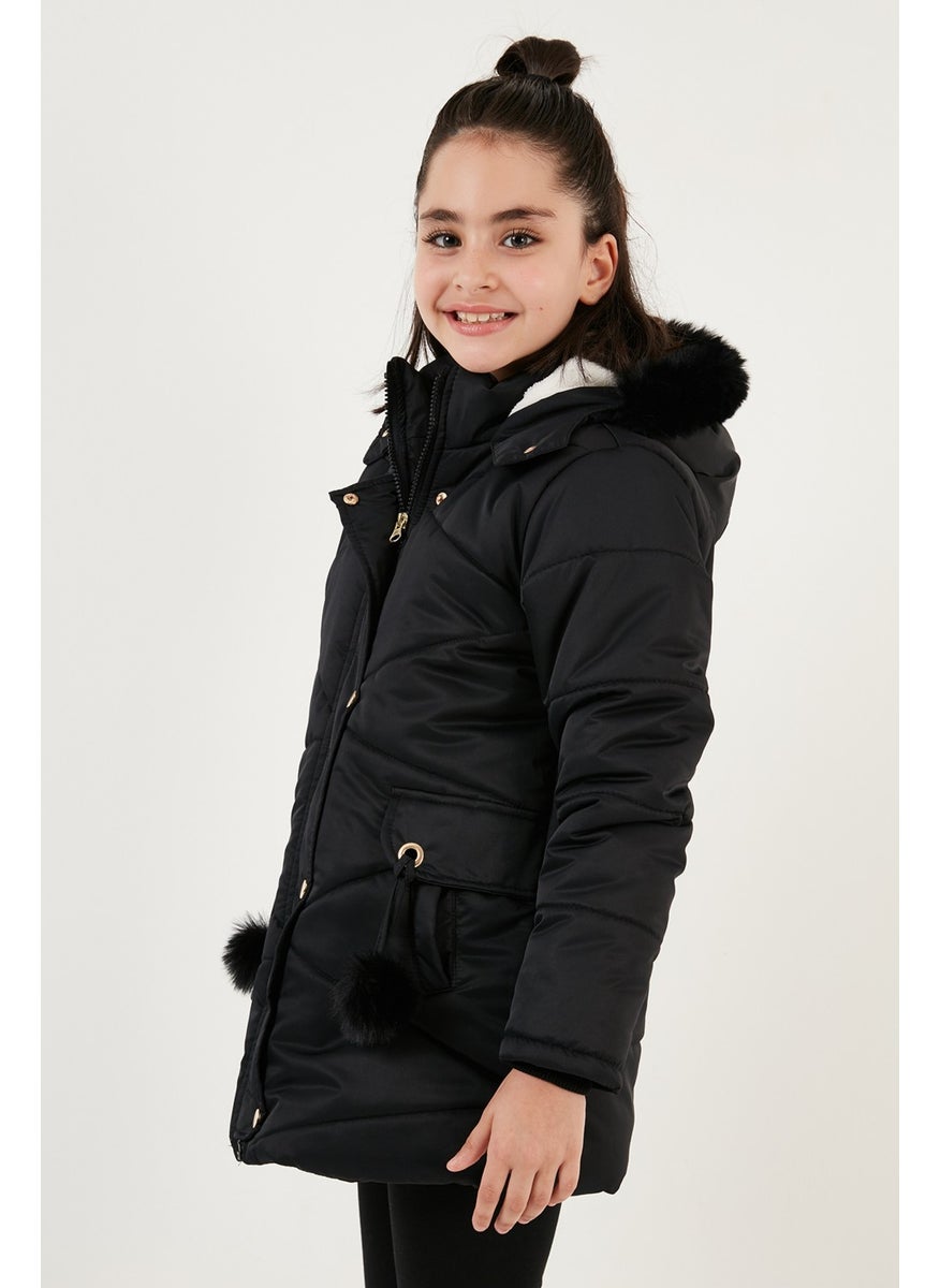 Plush Lined Hooded Puffer Coat Girls' COAT 6035034