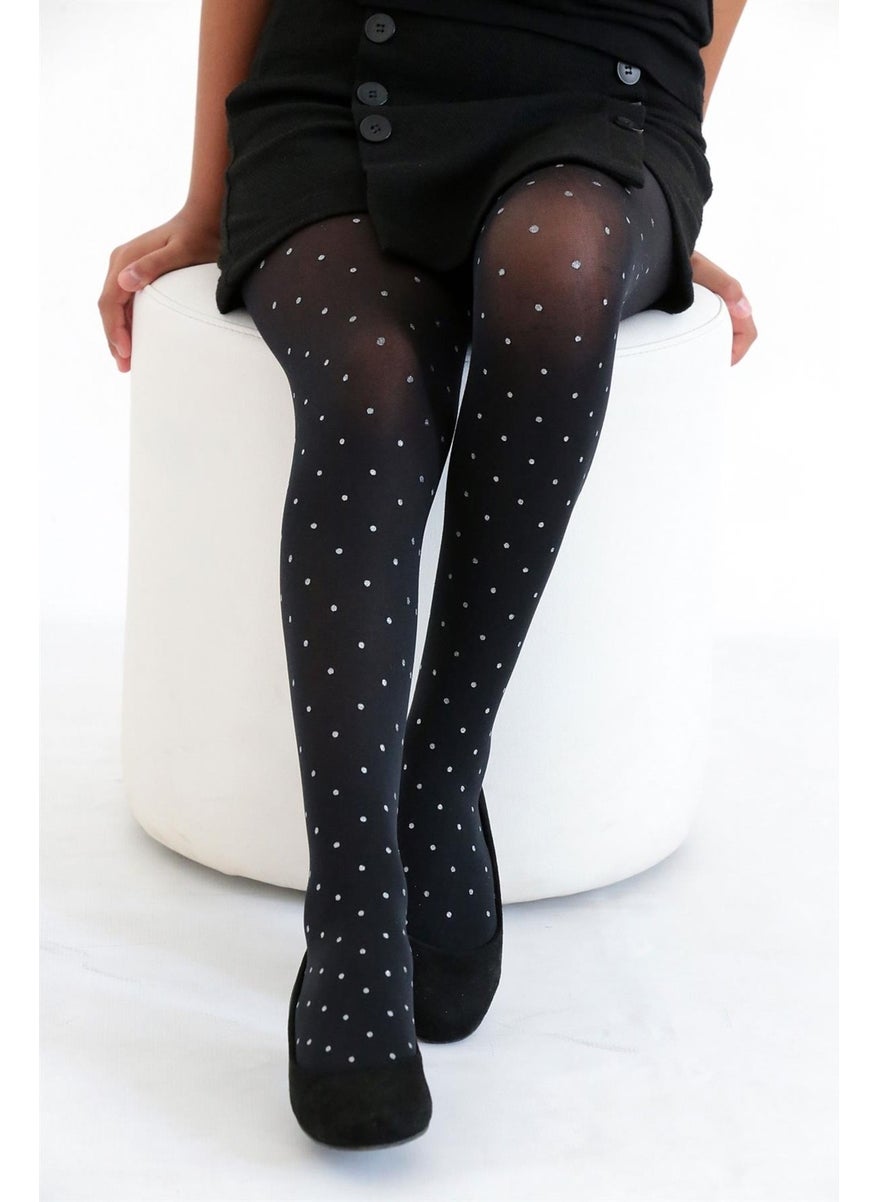 Puntosim Crowned Children's Tights Black