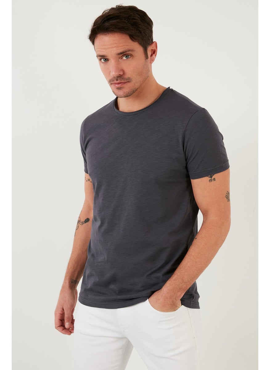 Cotton Slim Fit Crew Neck T Shirt Men's T Shirt 59020001