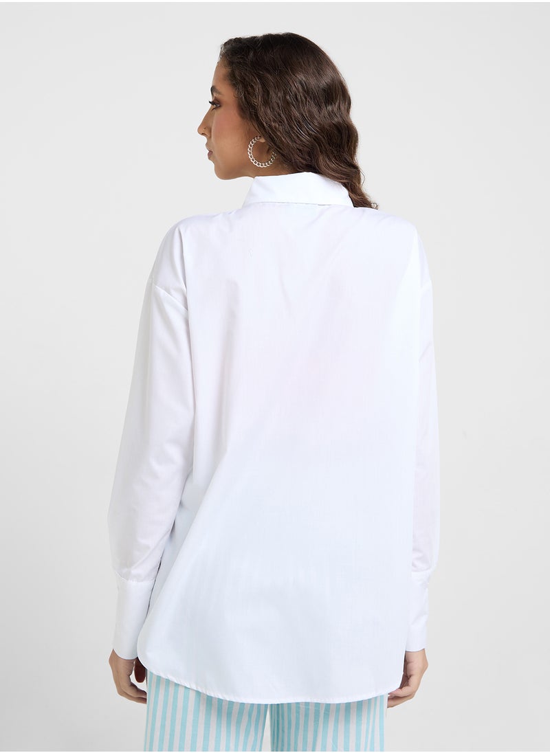 Oversize Poplin Shirt