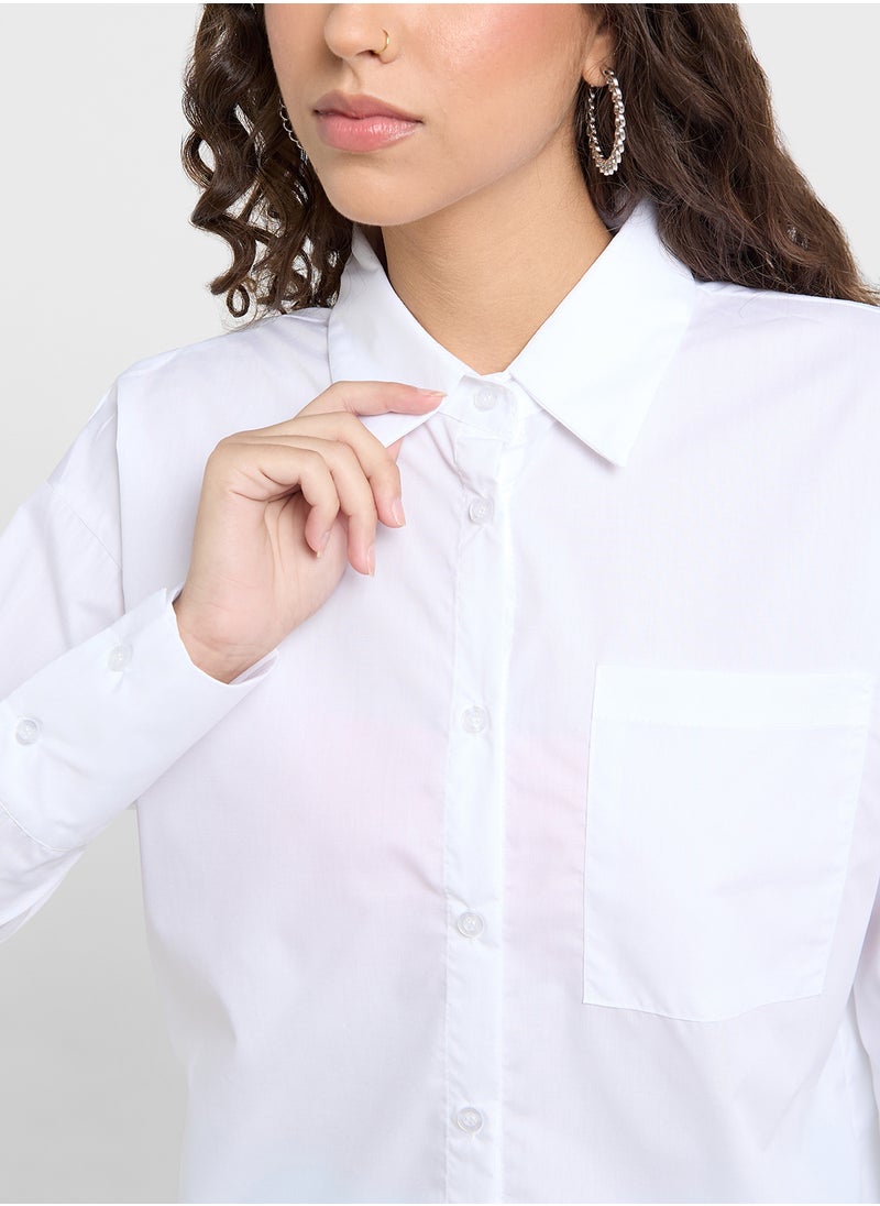 Oversize Poplin Shirt