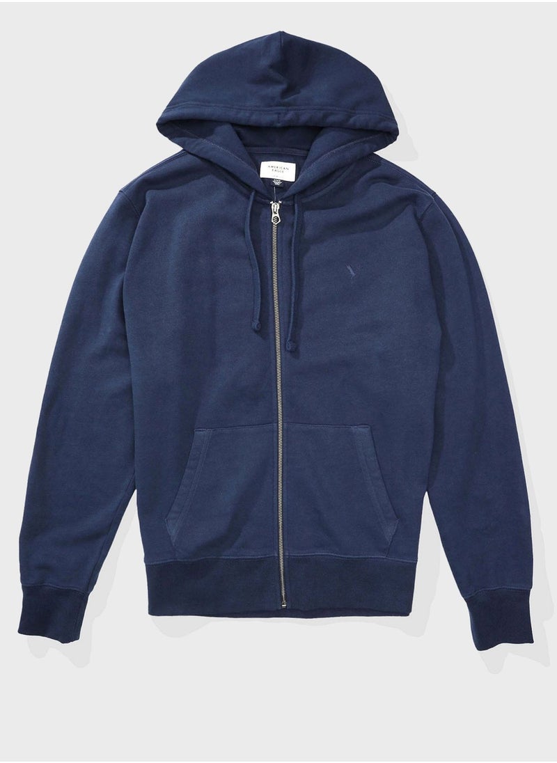 Zip Through Hoodie