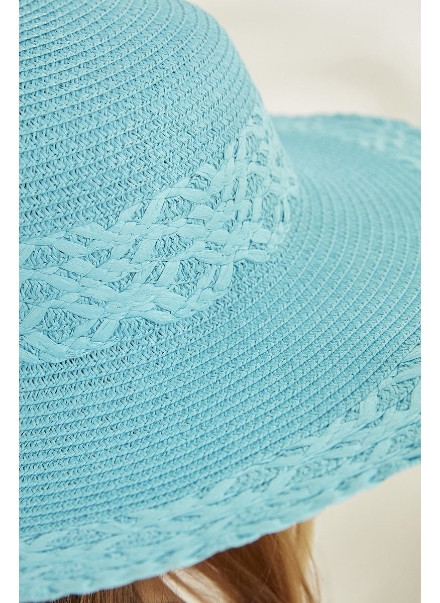 Syt Women's Straw Hat Y2730-27 Turquoise